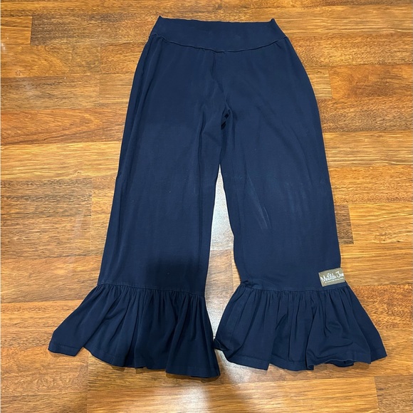 Matilda Jane Navy Ruffle Pants - Picture 2 of 6